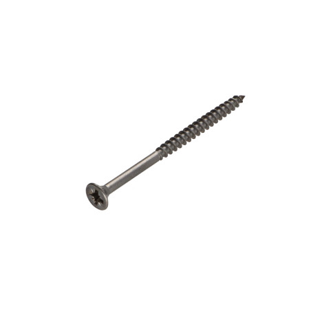 1 x Tornillo madera aglomerado Inoxidable A2 cabeza fresada/testa svasat Pozi 5X60 roscado en 36
