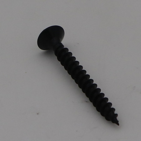 1 x Tornillo madera aglomerado Inoxidable A2 Negro cabeza fresada/testa svasat Pozi 4X35