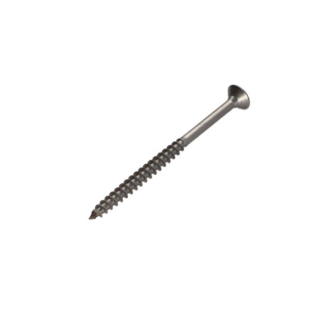 1 x Tornillo madera aglomerado Inoxidable A2 cabeza fresada/testa svasat Pozi 5X60 roscado en 36