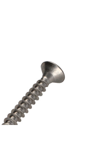 1 x Tornillo madera aglomerado Inoxidable A2...