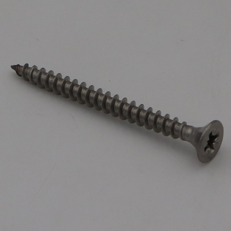 1 x Tornillo madera aglomerado Inoxidable A2 cabeza fresada/testa svasat Pozi 4X45