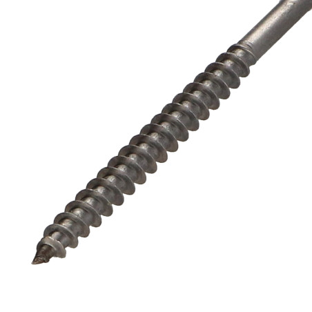 1 x Tornillo madera aglomerado Inoxidable A2 cabeza fresada/testa svasat Pozi 5X70 roscado en 36