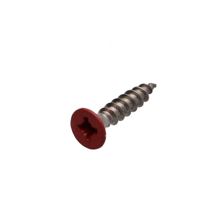 1 x Tornillo madera aglomerado Inoxidable A2 cabeza fresada/testa svasat Pozi 4X20 RAL3000