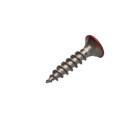 1 x Tornillo madera aglomerado Inoxidable A2 cabeza fresada/testa svasat Pozi 4X20 RAL3000