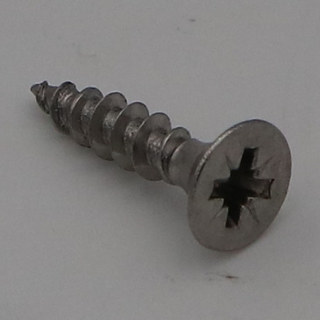 1 x Tornillo madera aglomerado Inoxidable A2 cabeza fresada/testa svasat Pozi 5X25