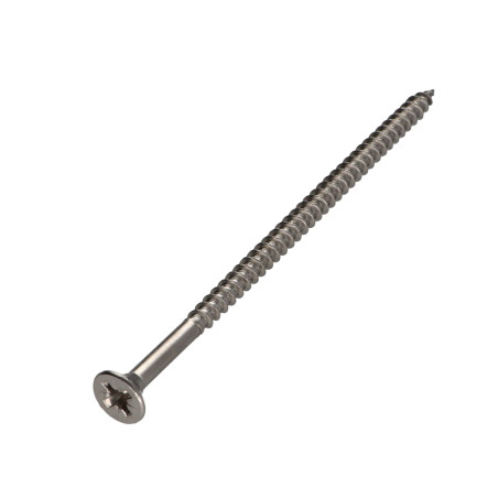 1 x Tornillo madera aglomerado Inoxidable A2 cabeza fresada/testa svasat Pozi 4.5X100