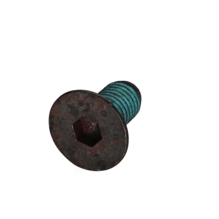 1 x Tornillo metales FHC cabeza fresada cavidad hexagonal hueca M12X25 roscado total clase 10.9 llave de 8 acero oxidado