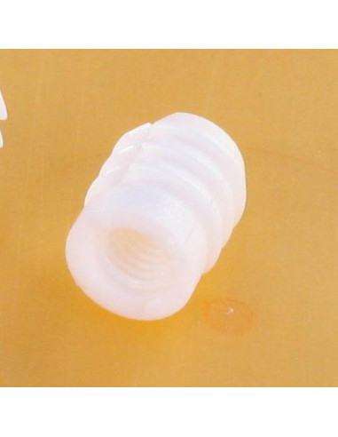 1 x Tuerca con GOLPEAR natural nylon M4 8x8