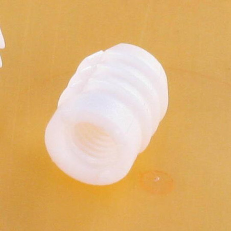 1 x Tuerca con GOLPEAR natural nylon M4 8x8