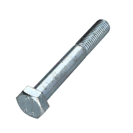 1 x Cuerpo de perno roscado parcial cabeza hexagonal M12X90 Clase 8.8 Acero cincado blanco óxido