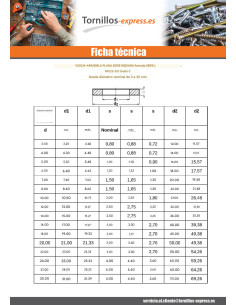 Arandela plano M12X32X2.5 L Bicromato 2