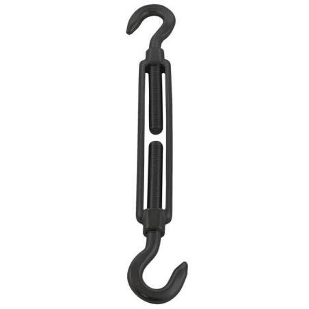 1 x Tensor gancho gancho M10 Inoxidable A4 Negro