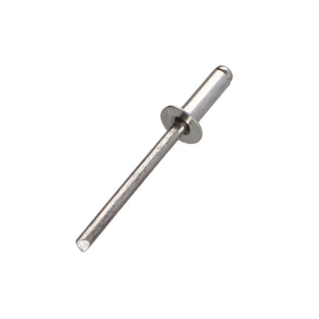 1 x Remache ciego, totalmente de aluminio 4X12 grosor de ajuste 6 con 8 cabeza fresada/testa svasat SU