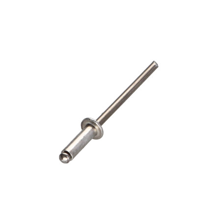 1 x Remache ciego, totalmente de aluminio 3.2X8 grosor de ajuste 3 con 5 Cabeza redonda estándar SU