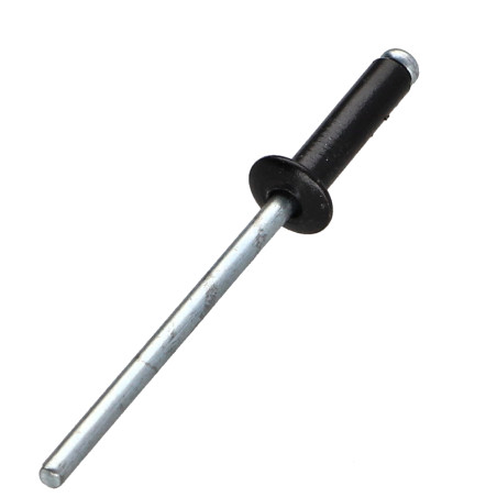1 x Remaches ciegos Barra Filettata Alluminio Acciaio 3X20 grosor de ajuste 15 con 17 Cabeza redonda estándar Negro