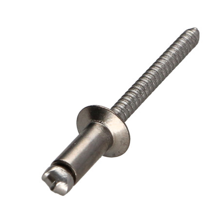 1 x Remache Ciego Todo Acero Inoxidable cabeza fresada/testa svasat 4.8X16 grosor de ajuste 9 con 11