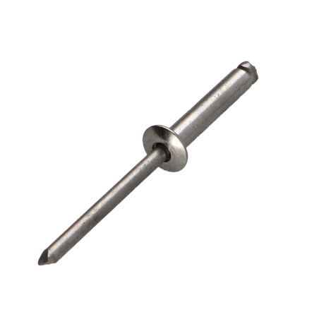 1 x RIVAVEU Todo Acero Inoxidable A4 Cabeza redonda estándar 4X8 grosor de ajuste 2 con 4
