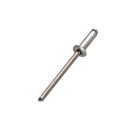 1 x Remache ciego, totalmente de aluminio 4.8X25 grosor de ajuste 15 con 20 Cabeza redonda estándar SU