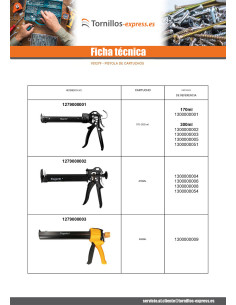 Pistola para Cartuchos 170-300 ML 2