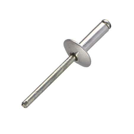 1 x Remaches ciegos Barra Filettata Alluminio Acciaio 4.8X30 grosor de ajuste 20 con 25 cabeza ancha ALX