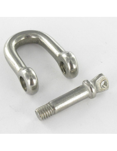 1 x Grillete Recta con Tornillo de ojo con ojo...