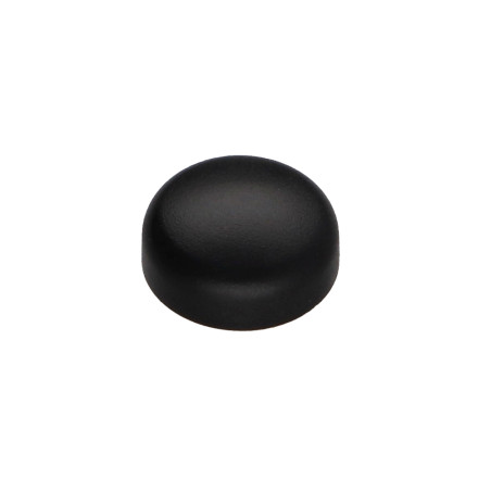 1 x Embellecedor tornillo cabeza cilíndrica abombada Tornillo chapa DE4.8 Polietileno RAL9005 negro intenso