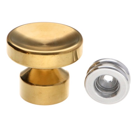 1 x Perchero decorativo Latón con fijación multimaterial L'ATTACHANTE