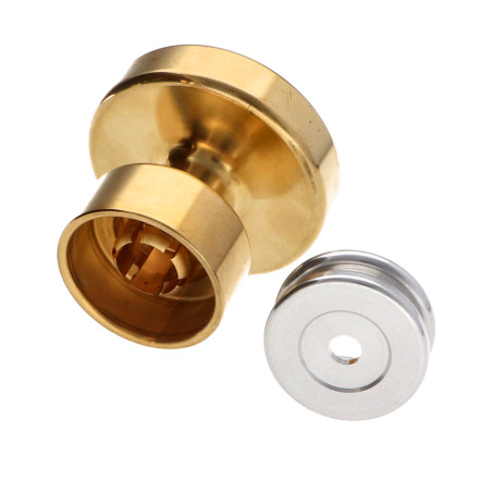 1 x Perchero decorativo Latón con fijación multimaterial L'ATTACHANTE