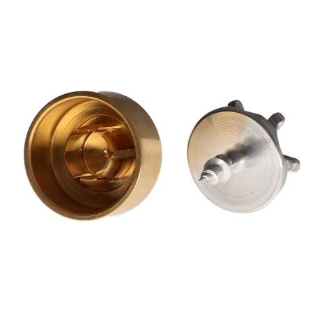 1 x Gancho decorativo Latón con fijación para placa de yeso L'ATTACHANTE