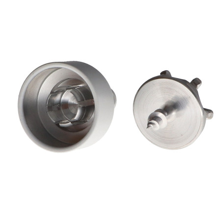 1 x Gancho decorativo Aluminio blanco con fijación para placa de yeso L'ATTACHANTE