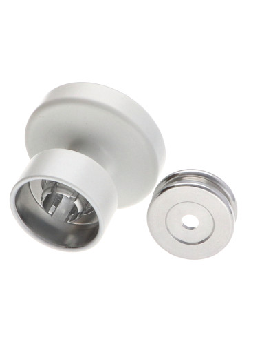 1 x Perchero decorativo Aluminio blanco con...