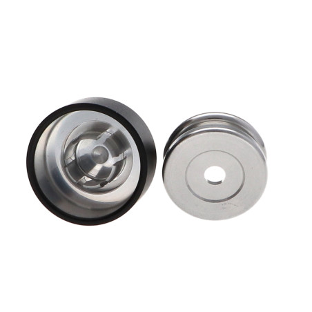 1 x Gancho decorativo Aluminio Negro con fijación multimaterial L'ATTACHANTE