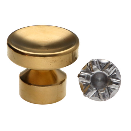 1 x Perchero decorativo Latón con fijación para placa de yeso L'ATTACHANTE
