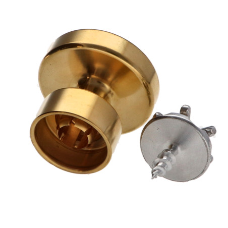 1 x Perchero decorativo Latón con fijación para placa de yeso L'ATTACHANTE