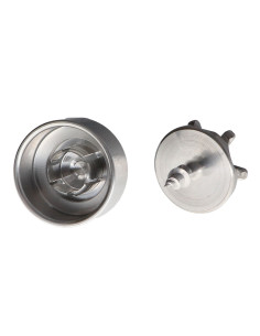 Gancho decorativo Aluminio con fijación para placa de... 2