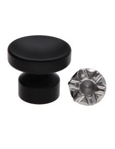 Perchero decorativo Aluminio Negro con fijación para...