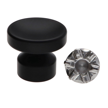 1 x Perchero decorativo Aluminio Negro con fijación para placa de yeso L'ATTACHANTE