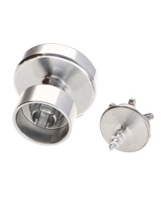 Perchero decorativo Aluminio con fijación para placa de... 2