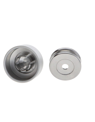 1 x Gancho decorativo Aluminio blanco con...
