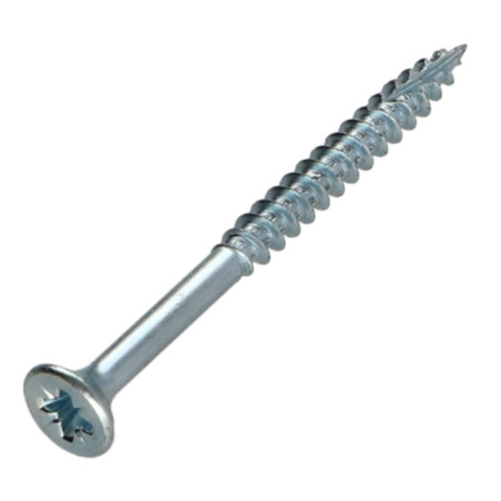 1 x Tornillos para madera TEKOR cabeza fresada/testa svasat dentado Pozi PZ4 4X50 roscado en 30 cut punta antihendidura