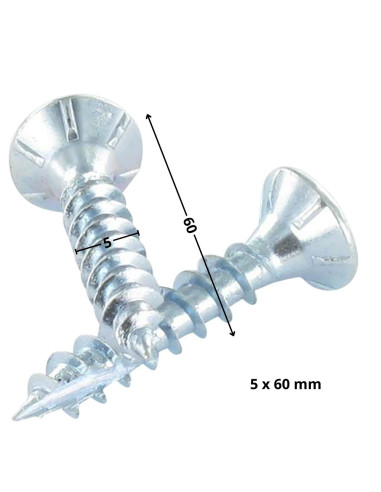 1 x Tornillos para madera TEKOR cabeza...