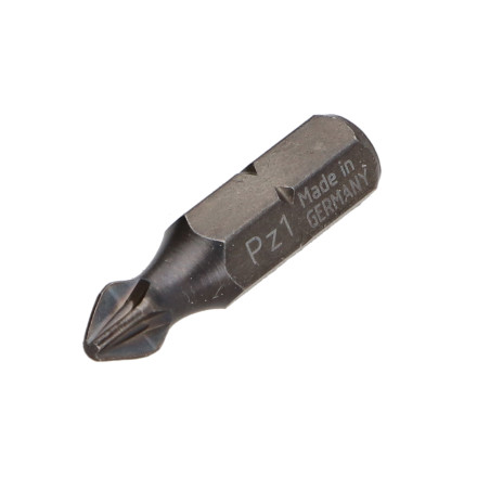 1 x Punta Calidad industrial 1/4" C6.3 Pozi PZ3 longitud 25