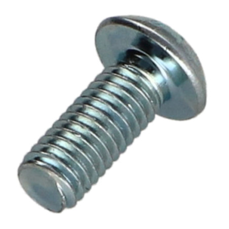 1 x Tornillo metales cabeza abombada TORX T40 M8X12 clase 10.9 Acero cincado blanco