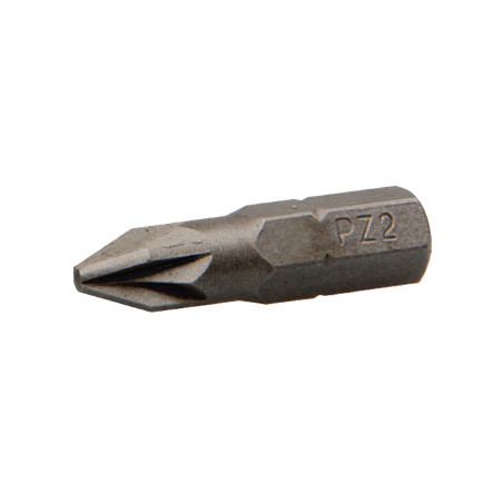 1 x Punta Calidad industrial 1/4" C6.3 Pozi PZ4 longitud 25