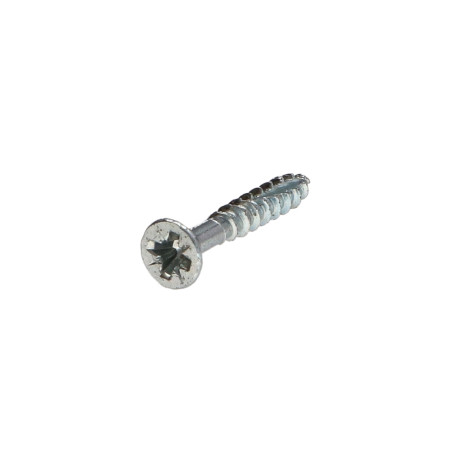 1 x Tornillos para madera TEKOR cabeza fresada/testa svasat dentado Pozi PZ4 4X25 cut punta antihendidura tipo 17 roscado