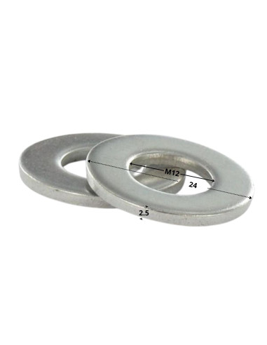 1 x Arandela plano M12X24X2.5 serie Z...