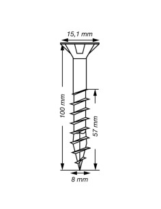 Spax T-STAR MÁS cabeza fresada/testa svasat TORX T40... 2
