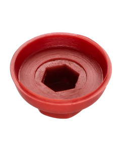 Capuchón cabeza hexagonal Polietileno RAL3009 rojo óxido... 2