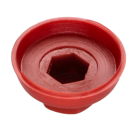1 x Capuchón cabeza hexagonal Polietileno RAL3009 rojo óxido Para tornillos autotaladrantes o para chapa 4.8-5.5
