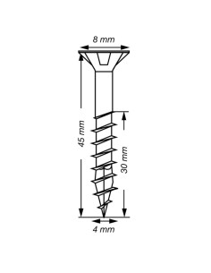 Spax T-STAR MÁS cabeza fresada/testa svasat TORX T20... 2